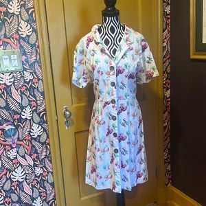 Fashion Brand Company Fruit Print Dress Size XL